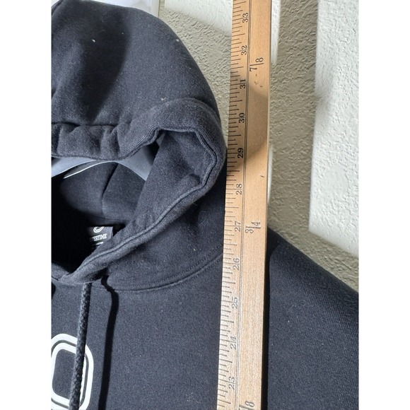 Black Overtime Graphics Hooded Sweater Hoodie Comfortable Sports NBA - Picture 6 of 7